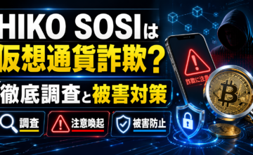 HIKO SOSIは仮想通貨詐欺？徹底調査と被害対策