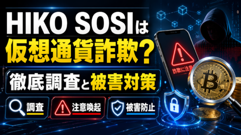 HIKO SOSIは仮想通貨詐欺？徹底調査と被害対策