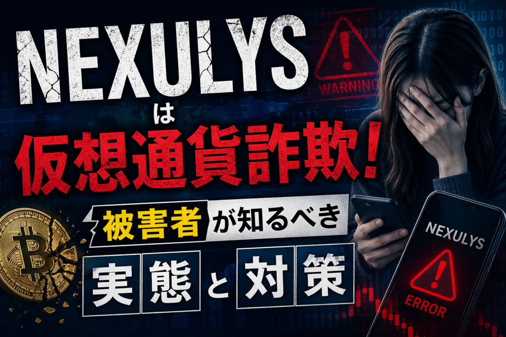 NEXULYSは仮想通貨詐欺！被害者が知るべき実態と対策