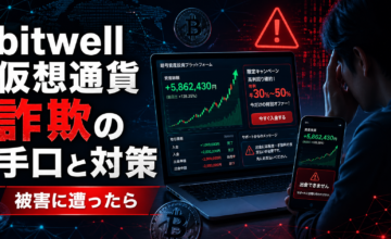 bitwell仮想通貨詐欺の手口と対策｜被害に遭ったら