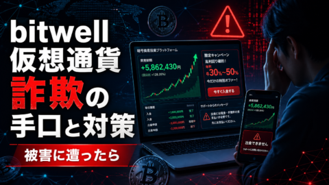 bitwell仮想通貨詐欺の手口と対策｜被害に遭ったら