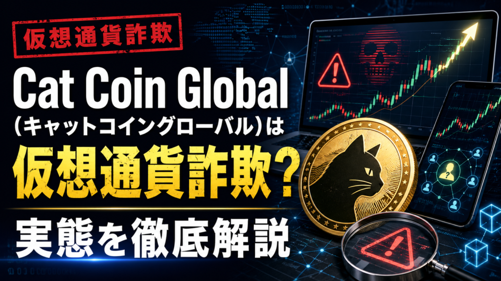 Cat Coin Global(キャットコイングローバル)は仮想通貨詐欺？実態を徹底解説