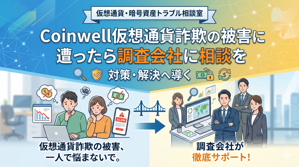 coinwell仮想通貨詐欺