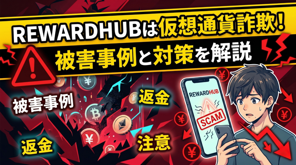 REWARDHUBは仮想通貨詐欺