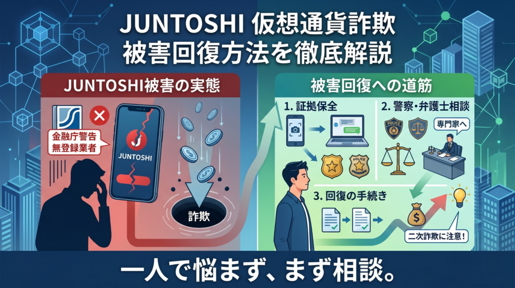 JUNTOSHI仮想通貨詐欺