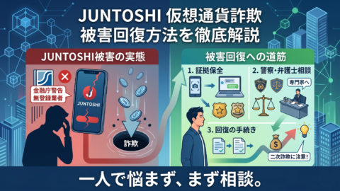 JUNTOSHI仮想通貨詐欺