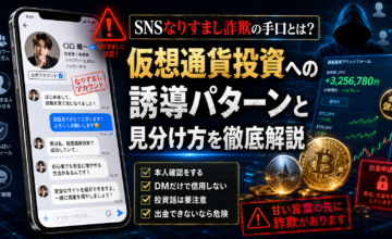 SNSなりすまし詐欺の手口とは？仮想通貨投資への誘導パターンと見分け方を徹底解説