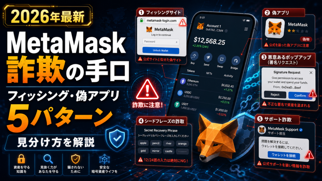 仮想通貨の出金で「税金を払え」と言われたら詐欺【2026年】手口と今すぐすべき対処法