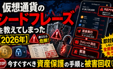 仮想通貨のシードフレーズを教えてしまった【2026年】今すぐすべき資産保護の手順と被害回収
