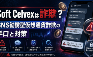 Soft Celvexは詐欺？SNS勧誘型仮想通貨詐欺の手口と対策