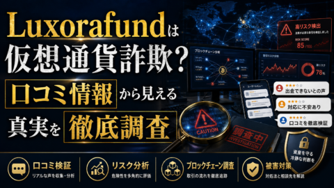 Luxorafundは仮想通貨詐欺？口コミ情報から見える真実を徹底調査