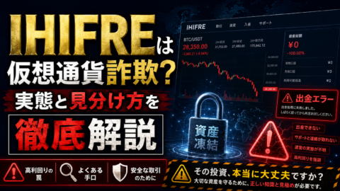 IHIFREは仮想通貨詐欺？実態と見分け方を徹底解説